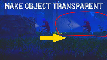 Make Object Transparent By Trigger - Unreal Engine #1.2