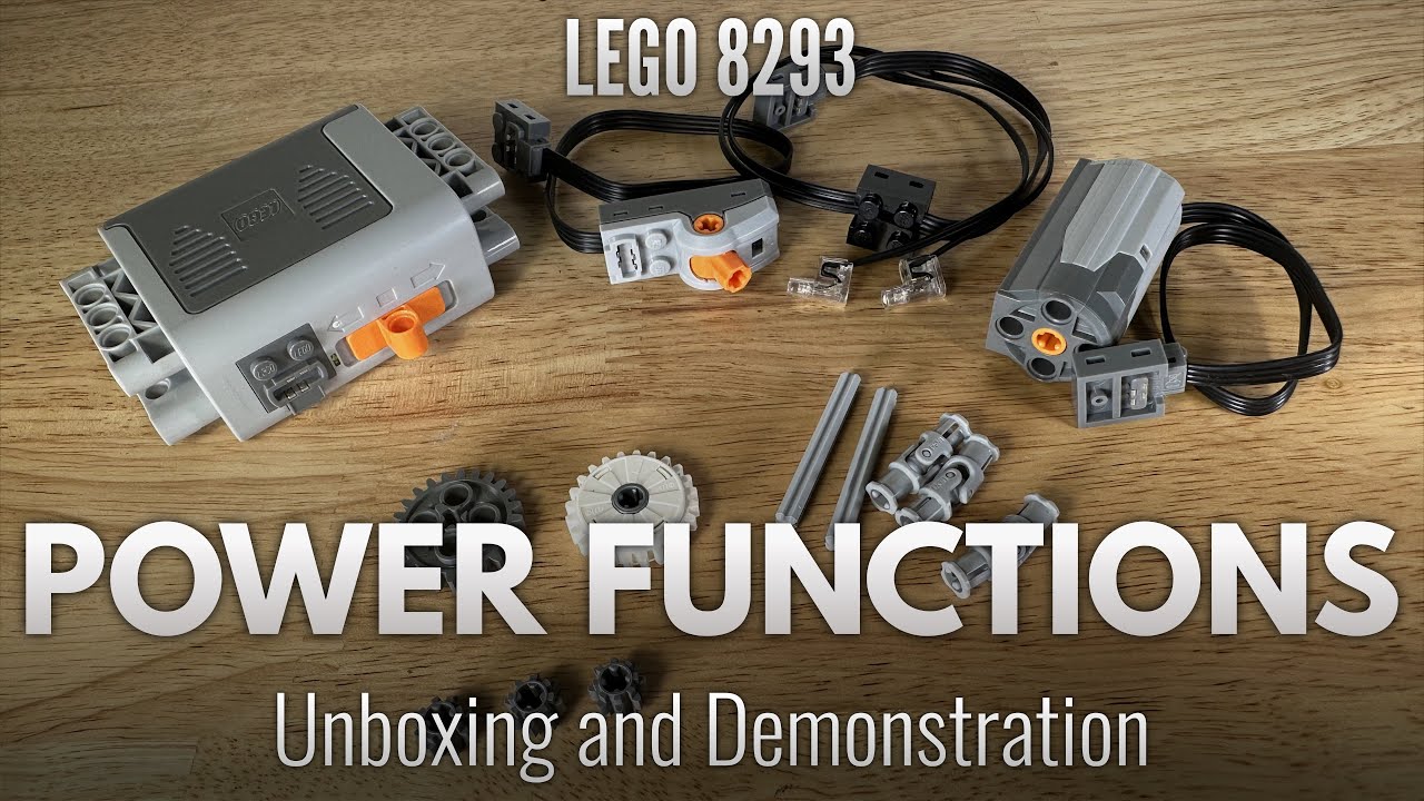 How To Use LEGO Power Functions! Power Functions Motor Set 8293