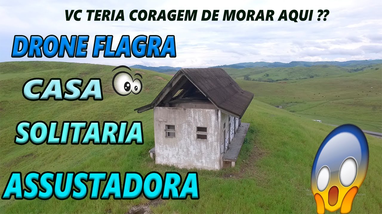 DRONE flagra CASA ASSUSTADORA solitária wanzam fpv