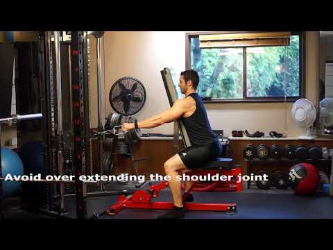 HOW TO:  Chest Supported Cable Row