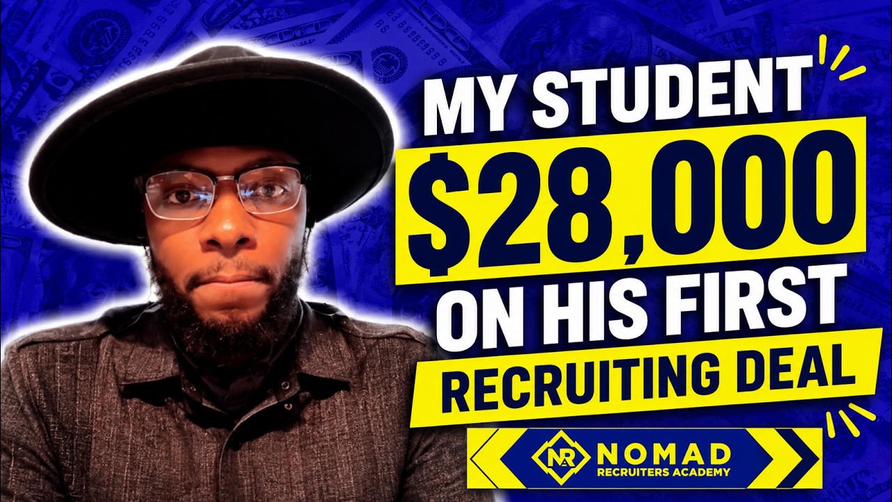 $28,000 From One Placement: My Student's Exact Recruitment Agency Results