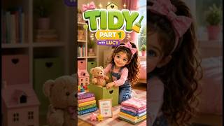TIDY Part 1 | Learn English with Lucy #lwm #lwmkids #lwm #learnwithme #shorts