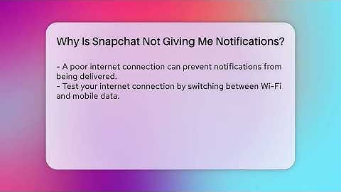 Why Is Snapchat Not Giving Me Notifications? - Everyday-Networking