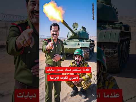 عندما استخدم صدام حسين دبابات لاختراق القواتالإيرانية محاولة اغتيال الجيش العراقي العراق قصص حقيقية