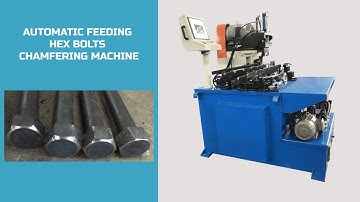 automatic feeding Hex bolt chamfering machine