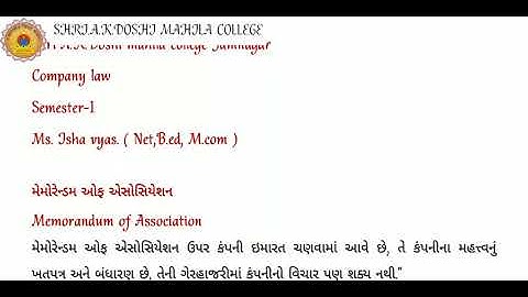 Fy bcom CL lecture 22 by pro . Ms Isha vyas
