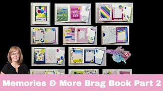 How to make a Brag Book using Stampin Up! Memories and More pt 2