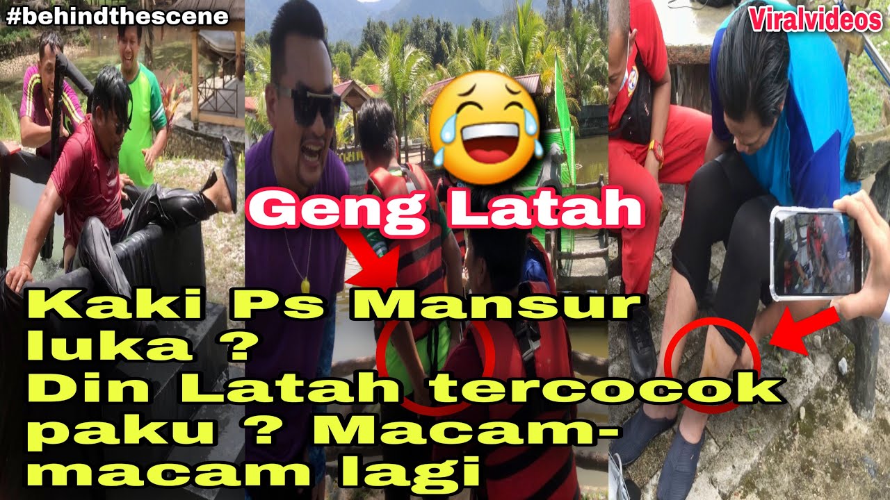 Din Latah tercocok paku,Ps Mansur kaki luka ? | BTS | Geng Latah #melatah #fyp #fypシ #opocotmelatah