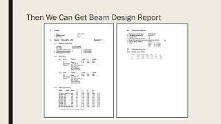 Structural Designs  Beam Analysis , Design  & Report Sample