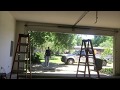 Garage Door Removal- Time-lapse