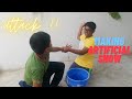 Making artificial snow  semma fun  snow fight  wah brothers vlog