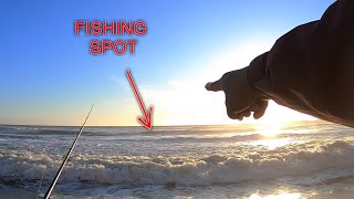 WHERE to fish for STRIPED BASS on the beach? | Reading Surf FISHING SPOTS