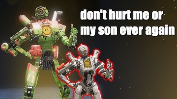 Forcing Enemy Players to Team in SOLO MODE.. in apex legends..