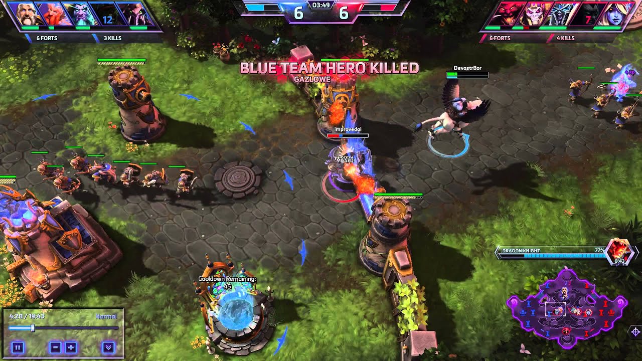 Dragon Knight Punt Kick Into Base Youtube