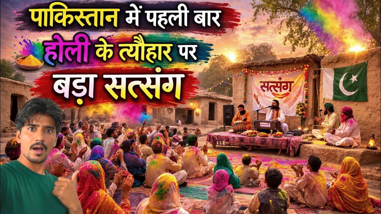 Pakistan Mein Holi Ka Sabse Bada Satsang Ka Ayojan  | Rangon Mein Bhakti Ka Mahasangam!