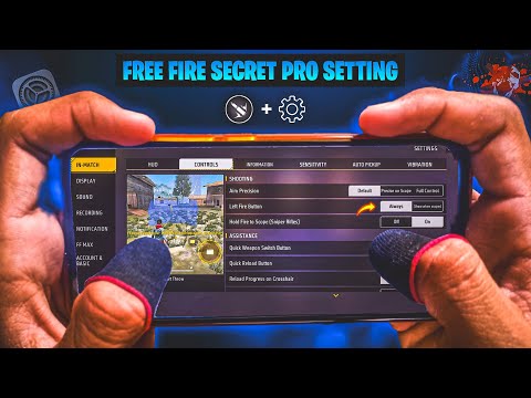 Free Fire Pro Setting [ Secret ] Sensitivity + Fire Button Size | New Headshot Setting ~ FF MAX 