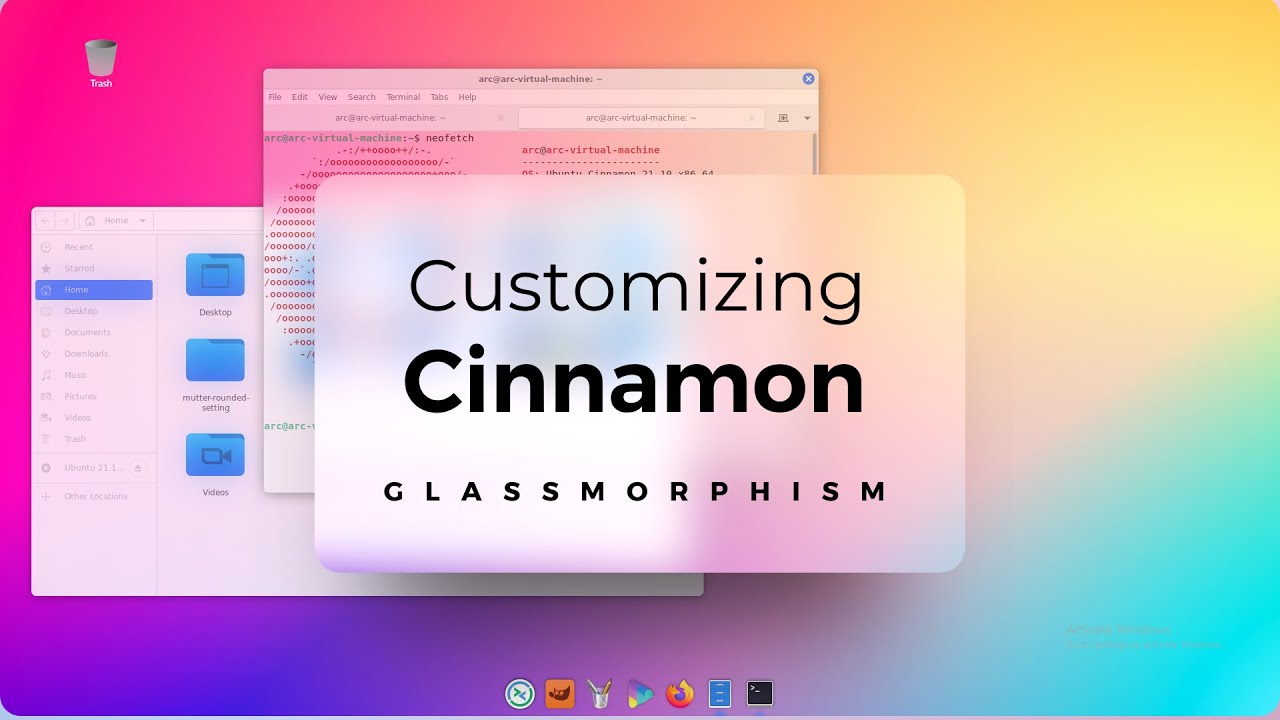 cinnamon customization YouTube