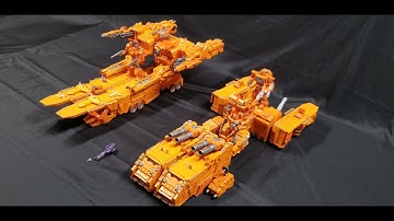 Transformers Custom Autobot Ark TITAN Metroplex and Fortress Maximus 1986 movie.