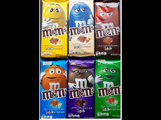 Does M&M Make The Best Chocolate Bar? Reviewing Every M&M's Chocolate Bar!  