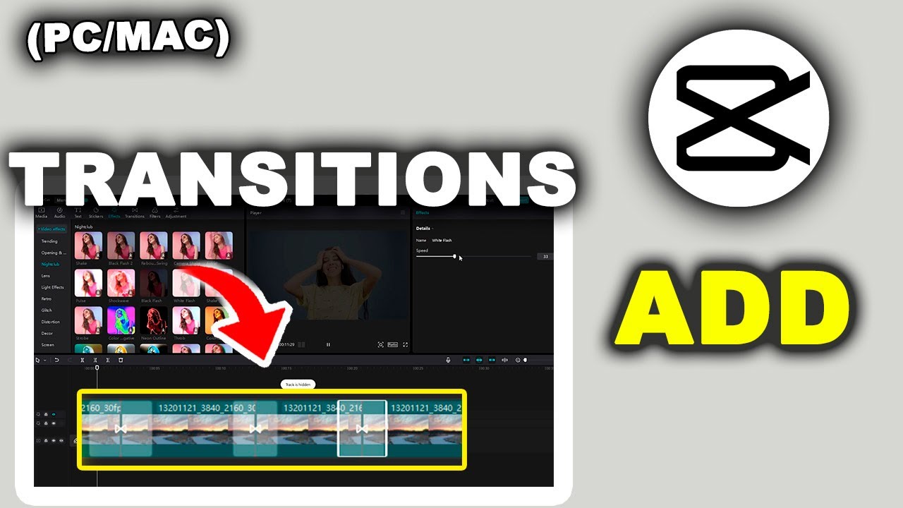How To Add Transition In Capcut PC (Fast Edit Tutorial) - YouTube