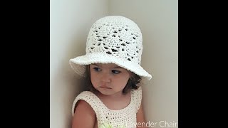 Vintage Sun Hat (Kids) Crochet Tutorial  The Lavender Chair