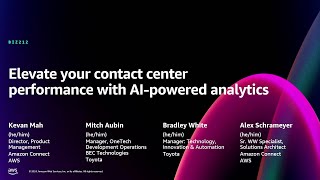 AWS re:Invent 2024 - Elevate your contact center performance with AI-powered analytics (BIZ212)