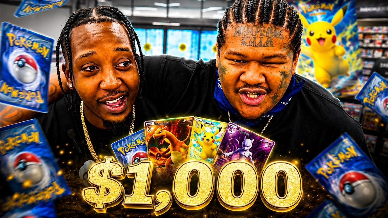 Crip Mac Spends $1,000 on Pokémon Cards & CRASHES OUT!!!