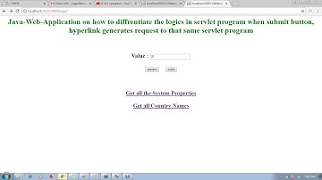 49 Java Web Appl multiple submit button, hyperlinks | Adv Java Servlet Programming Tutorial adv java