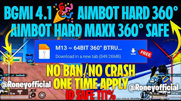 BGMI 4.1 AIMBOT OBB | BGMI 4.1 NO RECOIL CONFIG | BGMI NO RECOIL CONFIG 4.1 [100% Safe No Ban ]