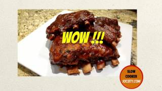 Slow Cooker BBQ Ribs Fall Off The Bone Recipe