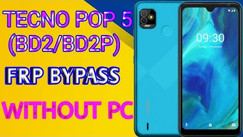 Tecno Pop 5 (BD2p)FRP BYPASS WITHOUT
