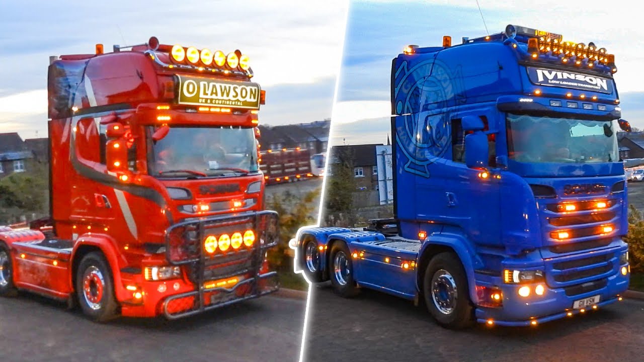 Lockerbie Illuminated Christmas Tractor & Truck Run 2023 YouTube