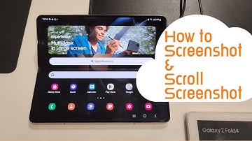 Samsung Galaxy Z Fold 4 How to Screenshot and take a long screenshot