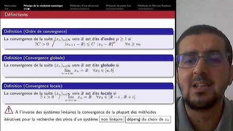 Cours: Partie1: Résolution numérique des équations non linéaires: