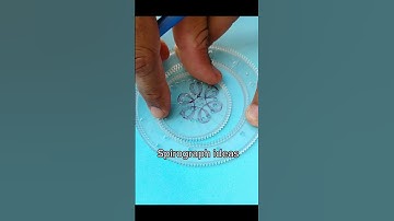 Spirograph ideas #shorts #asmr #art #spirograph  #drawing #satisfying #viral