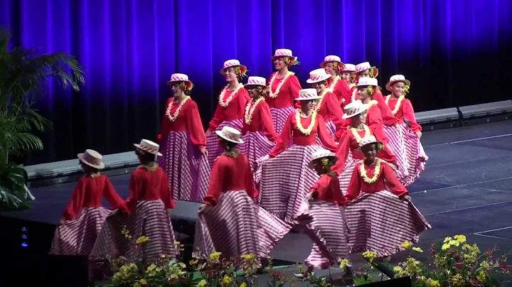 Hālau Nā Lei Kaumaka o Uka ('Auana) 2018 Queen Lili'uokalani Keiki Hula Competition
