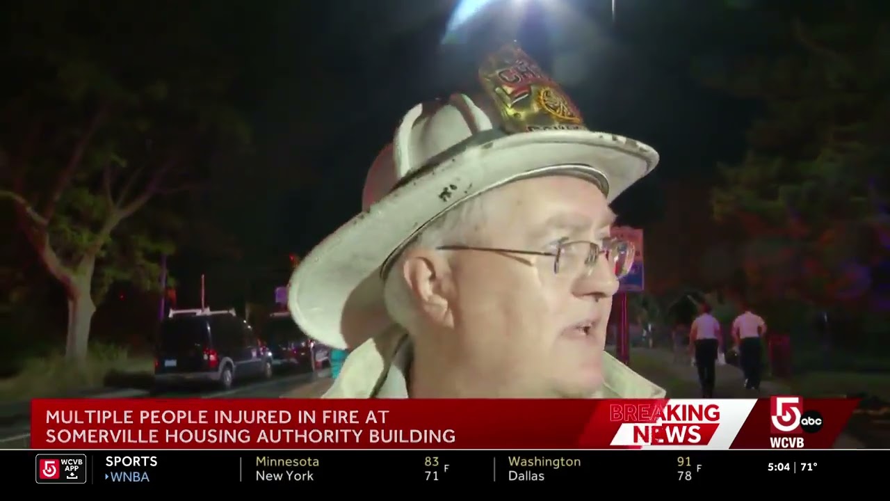 Multiple people injured in fire in Somerville