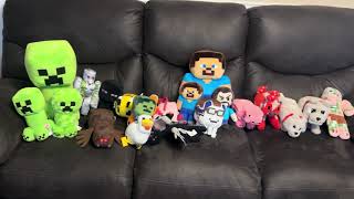 My Minecraft plush collection as of December 2025