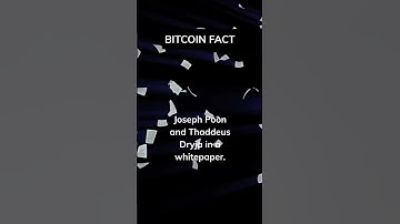 Who proposed the Bitcoin Lightning Network? #shorts #bitcoin