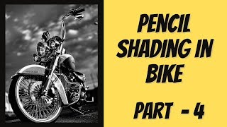 Pencil shading in bike | Bike me Pencil shading kese kare | How to draw bike screenshot 5