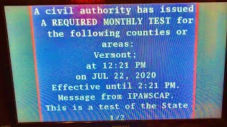 SAGE Dave & DASDEC relaying Civil Authority Test (EAS #19-20)