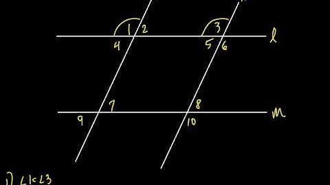 7 Sec  3 5 Proving Lines Parallel