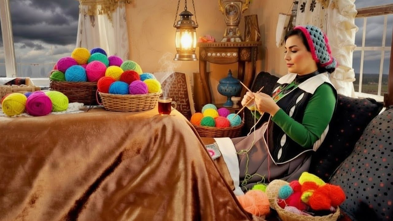 Magical Moments in the Iranian Village |Rural Life with Homemade Butter, Yogurt, and Handmade Art