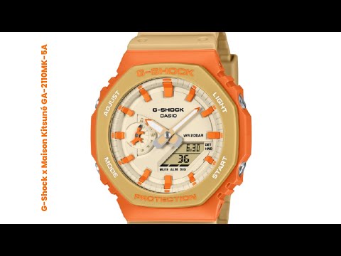 G-Shock x Maison Kitsuné GA-2110MK-5A : First Look - Review Full