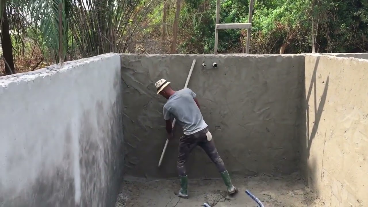 Construction bassins et filtres piscicoles