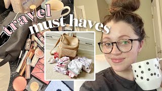 Travel Must Haves // baby & kids faves, what I pack, + my makeup bag