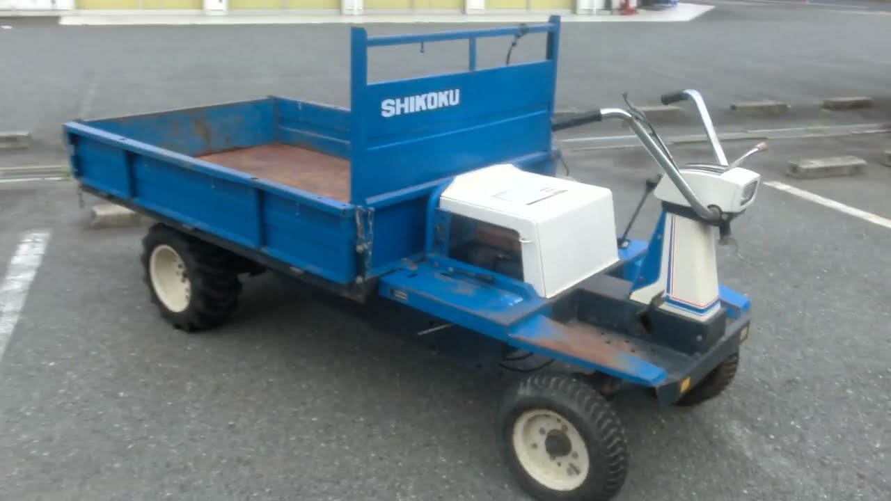 【福岡県みやま市】四国製作所 ホイル運搬車 SE410 四国製作所（現atex）の4輪運搬車 SE410 の動作確認動画です。宜しく
