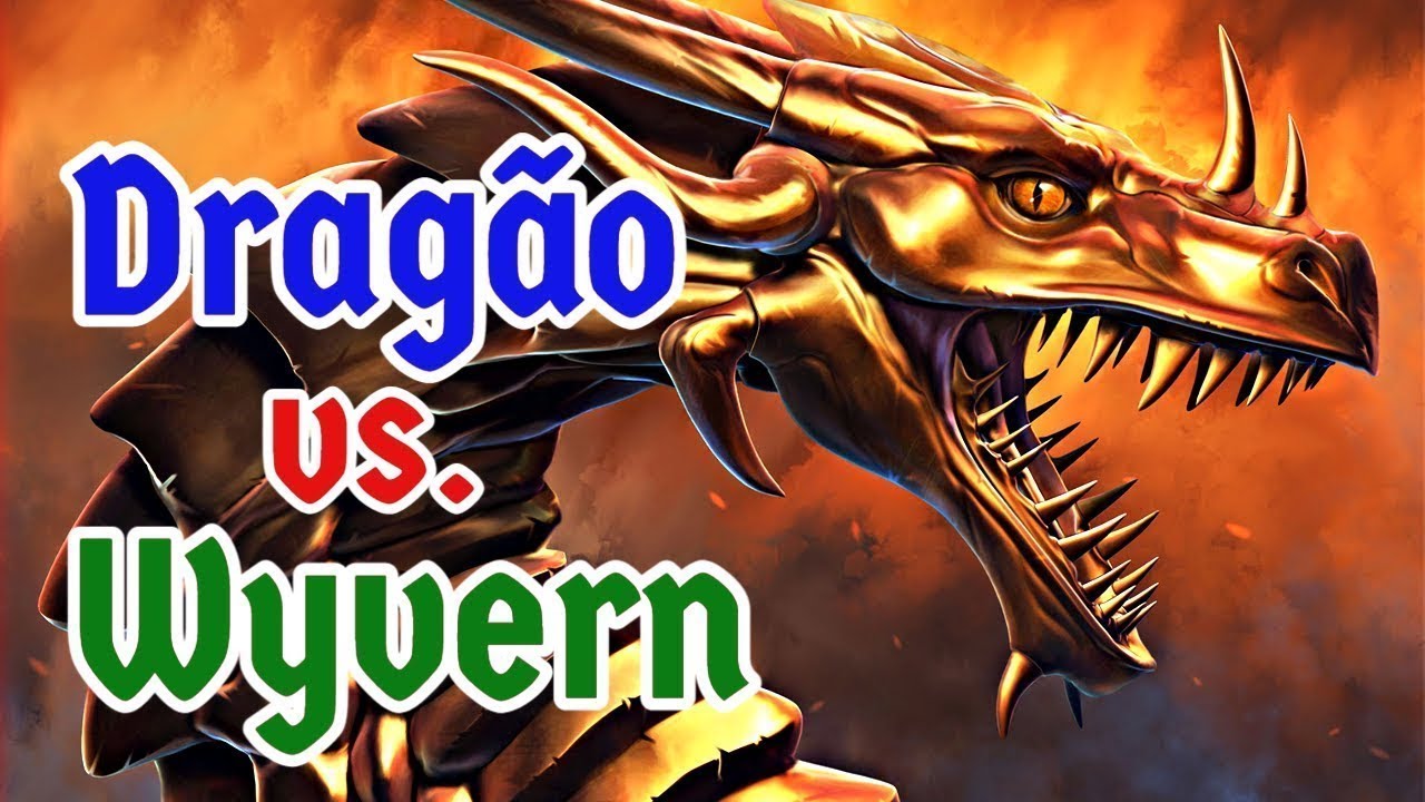 Qual É A Diferença Entre Um Dragão É Um Wyvern?