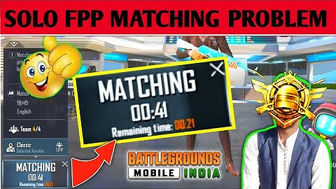 Solo fpp matching problem why🤔 How to Solve matching problem Can get conqueror in week 8 watch Full