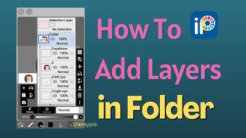 How To Add Layers in Folder | ibisPaint X